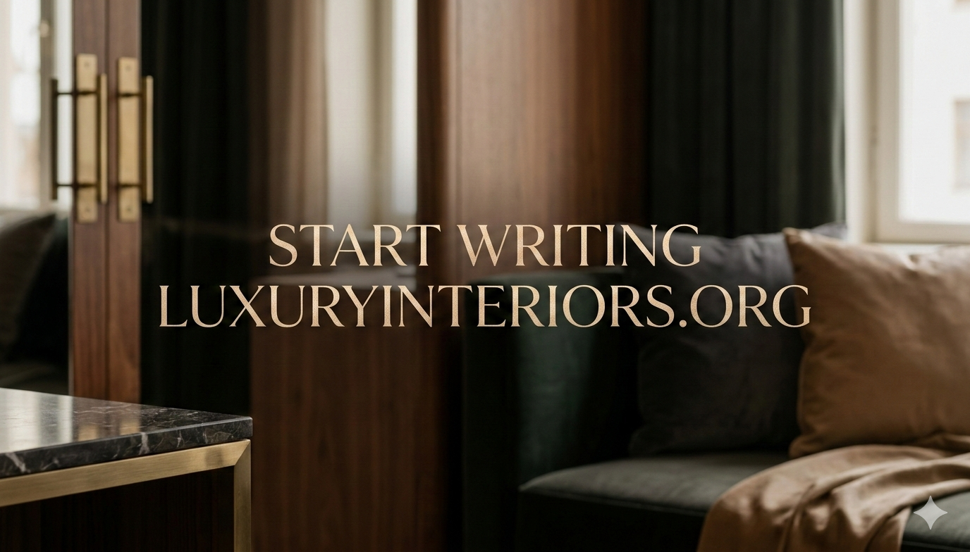 start writing luxuryinteriors.org