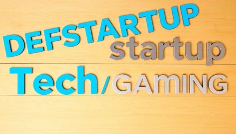 defstartup tech gaming